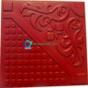 Flower with Round dots Floor tile Rubber mould