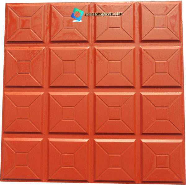 16 Square Box PVC Floor Tile Mould
